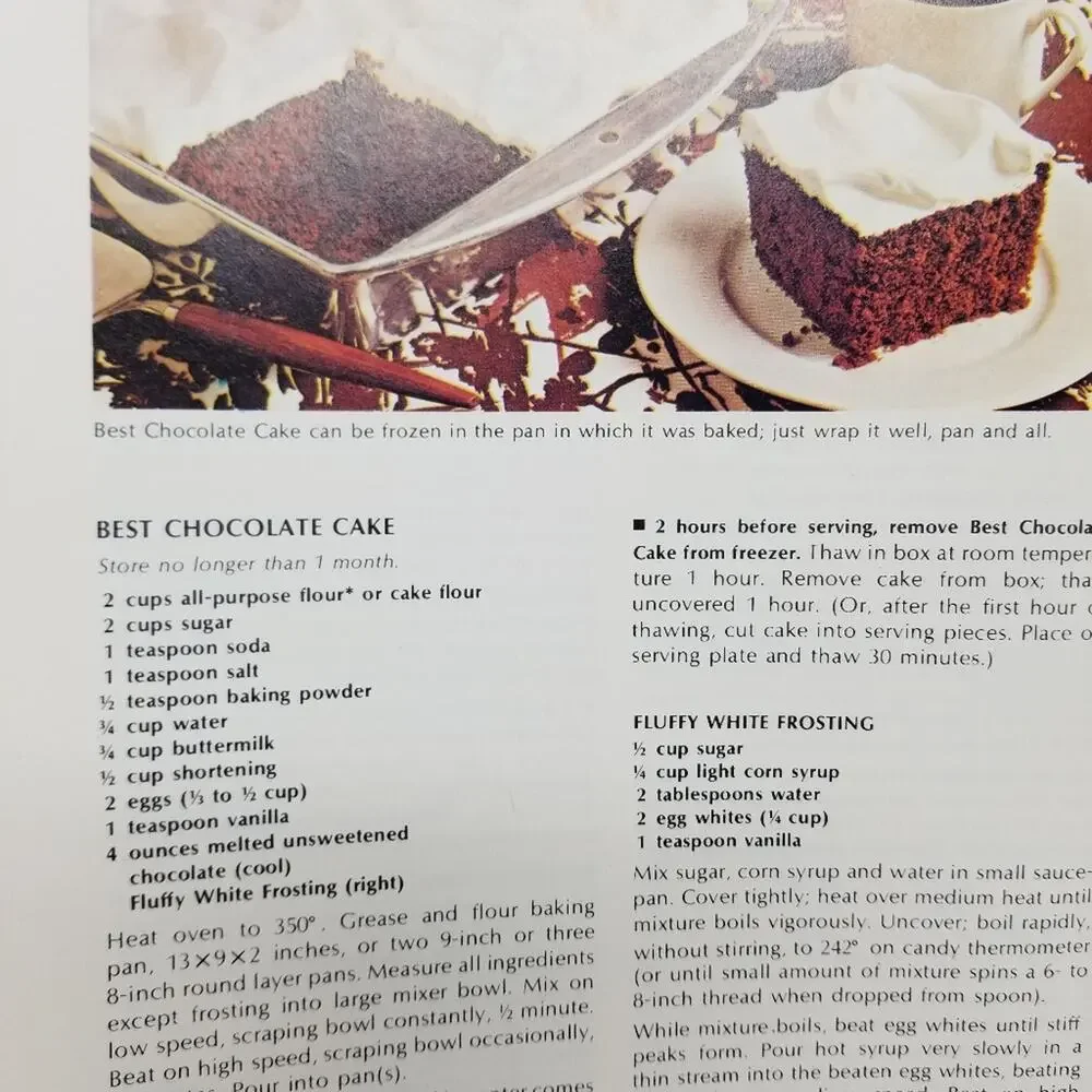 Betty Crocker Vintage 1972‎ Cookbook